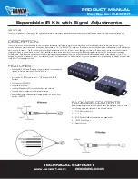 Vanco IR-EXPKIT Product Manual preview