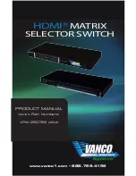 Vanco VPW-280789 Product Manual предпросмотр