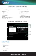 Предварительный просмотр 4 страницы Vanco VPW-280799 Product Manual