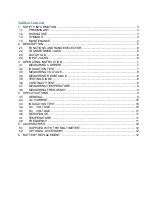 Предварительный просмотр 2 страницы V&A M266 Series User Manual