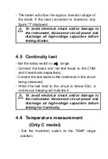 Preview for 18 page of V&A MS8221 User Manual