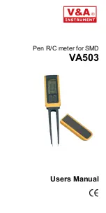 V&A VA503 User Manual предпросмотр