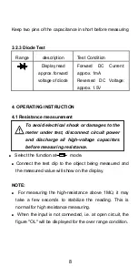 Preview for 8 page of V&A VA503 User Manual