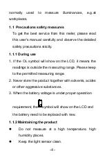 Preview for 4 page of V&A VA8051 Series User Manual