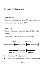 Preview for 11 page of V&A VA8051 Series User Manual