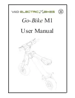 V&D Electric Bikes Go-Bike M1 User Manual preview