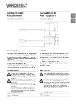 Предварительный просмотр 1 страницы Vanderbilt CAPA2415-C230 Installation Manual