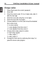 Preview for 14 page of Vanderbilt V44 Duo Installation & User Manual