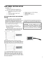 Preview for 3 page of Vanderveen SUB THREE Quick Start Manual