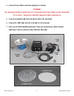 Preview for 3 page of V&P Scientific SpinVessel VP 418SV2-1L-FB-CC Operating Instructions Manual