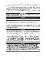 Preview for 2 page of vanEE 40E 44262 User Manual