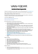 Vangear Campervan Kombi Pod Instructions preview