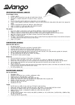 Preview for 2 page of Vango BLADE Pitching Instructions