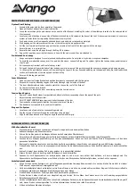 Preview for 1 page of Vango ODYSSEY 500SC Pitching Instructions