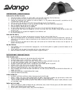 Preview for 3 page of Vango OMEGA 250 Pitching Instructions