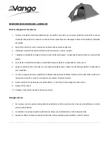 Предварительный просмотр 4 страницы Vango SIERRA Tent Pitching Instructions
