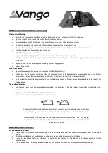 Preview for 1 page of Vango TOUR Pitching Instructions