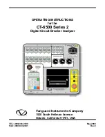Vanguard Instruments Company CT-6500 2 Series Operating Instructions Manual preview