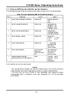 Preview for 29 page of Vanguard Instruments Company CT-6500 2 Series Operating Instructions Manual