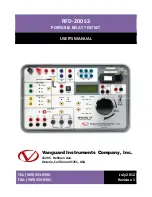 Vanguard Instruments Company RFD-200 S3 User Manual preview