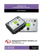 Vanguard Instruments Auto-Ohm 10 User Manual preview