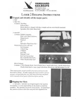 Preview for 1 page of Vanguard Sailboats Laser 2 Rigging Instructions