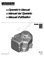 Vanguard 130000 Operator'S Manual preview