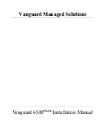 Предварительный просмотр 1 страницы Vanguard 6500 PLUS Installation Manual