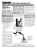 Preview for 18 page of Vanguard BDV34NB Owner'S Operation And Installation Manual