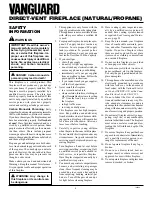 Preview for 2 page of Vanguard BHDV34N Owner'S Operation And Installation Manual