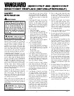 Preview for 2 page of Vanguard BHDV37N Owner'S Operation And Installation Manual