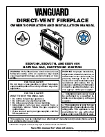 Preview for 1 page of Vanguard EBDV34N Owner'S Operation And Installation Manual