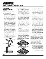 Preview for 12 page of Vanguard EBDV34N Owner'S Operation And Installation Manual