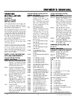 Preview for 15 page of Vanguard EBDV34N Owner'S Operation And Installation Manual