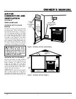 Preview for 7 page of Vanguard FB36NCA, FB42NC, FB36CA, FB42C Owner'S Operation And Installation Manual