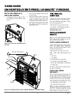 Preview for 14 page of Vanguard FB36NCA, FB42NC, FB36CA, FB42C Owner'S Operation And Installation Manual