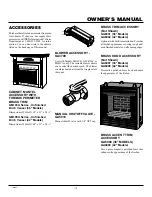 Preview for 15 page of Vanguard FB36NCA, FB42NC, FB36CA, FB42C Owner'S Operation And Installation Manual