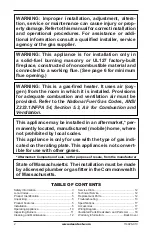 Preview for 2 page of Vanguard Firewerks VTDMV24NA Owner'S Operation And Installation Manual