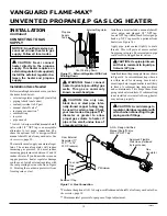 Preview for 12 page of Vanguard Flame-Max VYS18P Owner'S Operation And Installation Manual