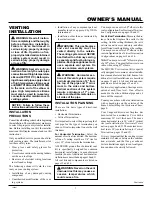 Preview for 7 page of Vanguard MBDV37 Owner'S Operation And Installation Manual