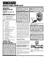 Preview for 16 page of Vanguard MBDV37 Owner'S Operation And Installation Manual