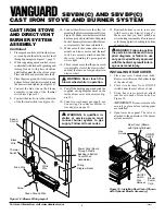 Предварительный просмотр 8 страницы Vanguard SBVBN(C) Operating And Installation Manual