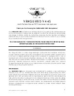 Vanguard V44S Manual preview