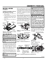 Preview for 9 page of Vanguard VGL850N Owner'S Operation And Installation Manual