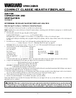 Preview for 6 page of Vanguard VMH26NR Owner'S Operation And Installation Manual