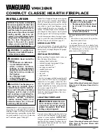 Preview for 8 page of Vanguard VMH26NR Owner'S Operation And Installation Manual