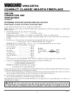 Preview for 6 page of Vanguard VMH26TPA Owner'S Operation And Installation Manual