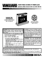 Preview for 1 page of Vanguard VMH26TPB Owner'S Operating & Installation Manual