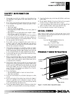 Preview for 3 page of Vanguard VMH26TPB Owner'S Operating & Installation Manual