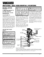 Preview for 12 page of Vanguard VMH3000TN Owner'S Operation And Installation Manual